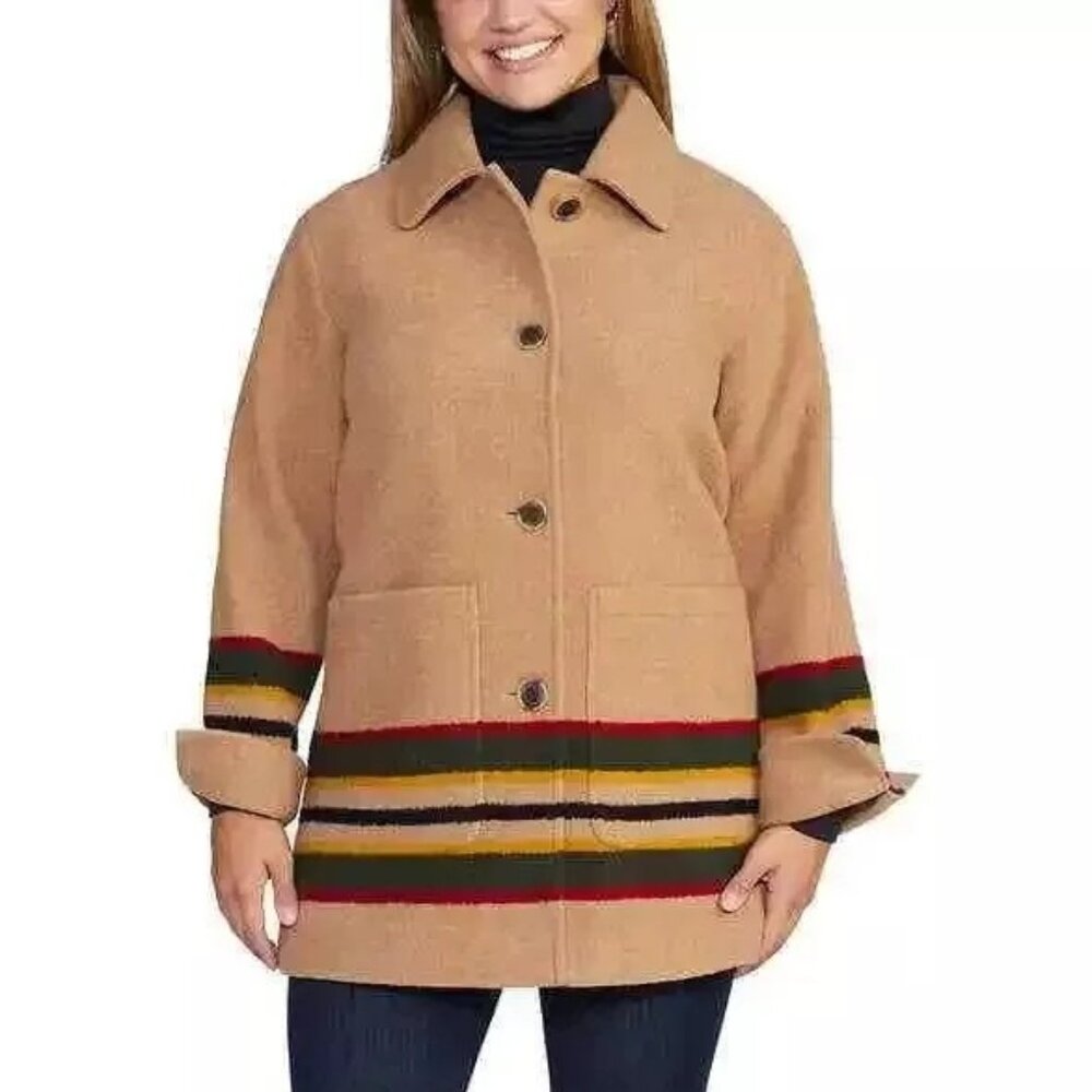 Pendleton Women's Wool Blend Walker Coat